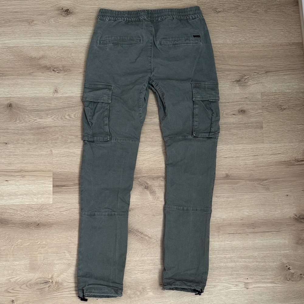 PacSun Olive Cargo Pants for Men - Picture 2 of 9